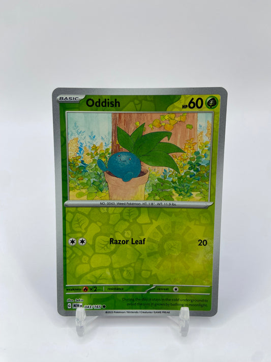 Oddish Reverse Holo 151 043/165