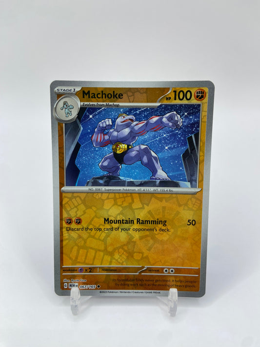 Machoke Reverse Holo 151 067/165