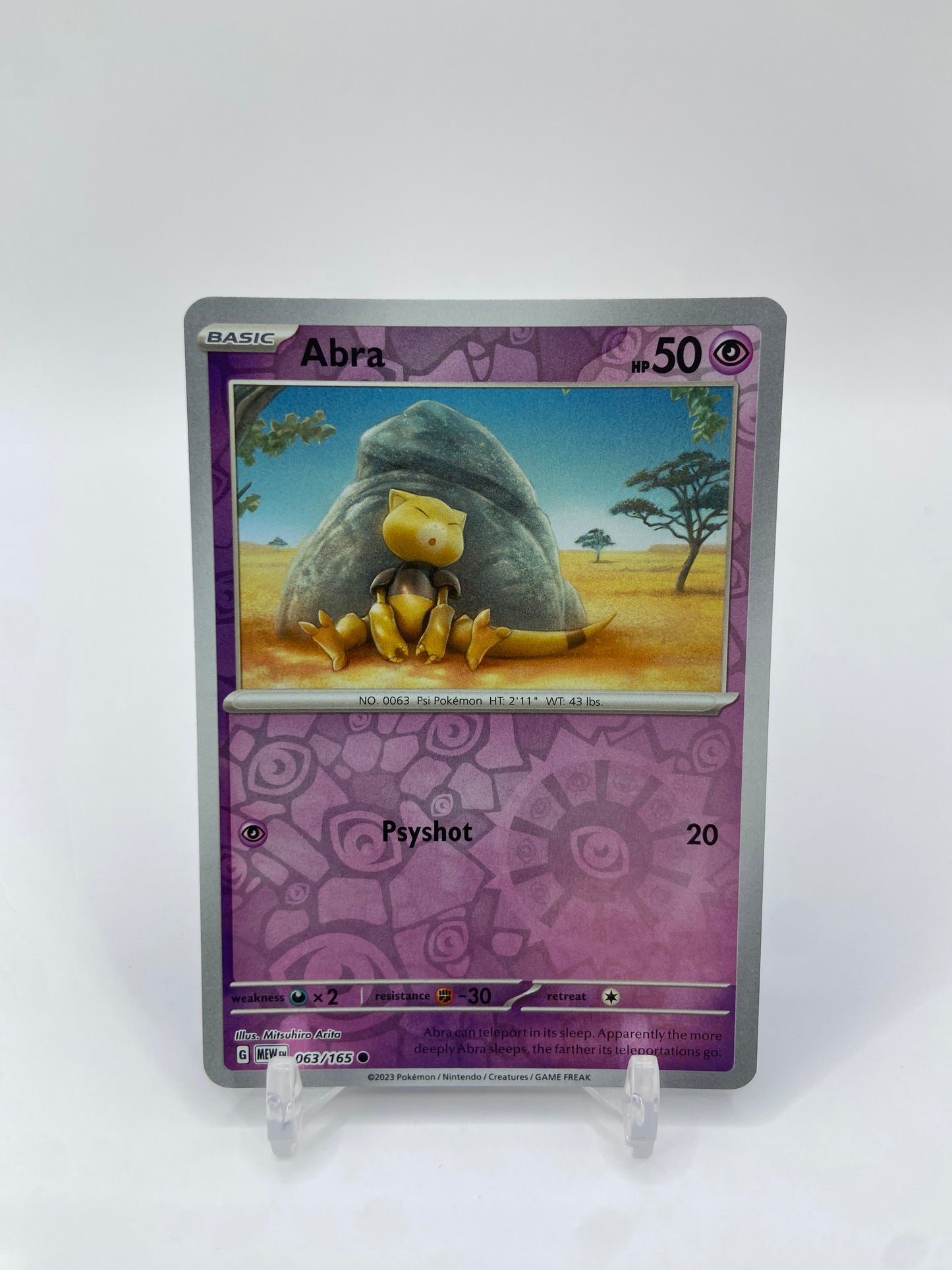 Abra Reverse Holo 151 063/165