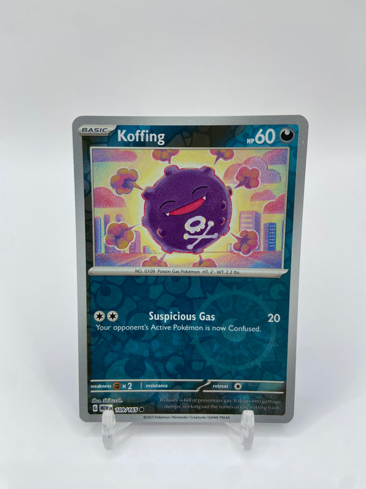 Koffing Reverse Holo 151 109/165