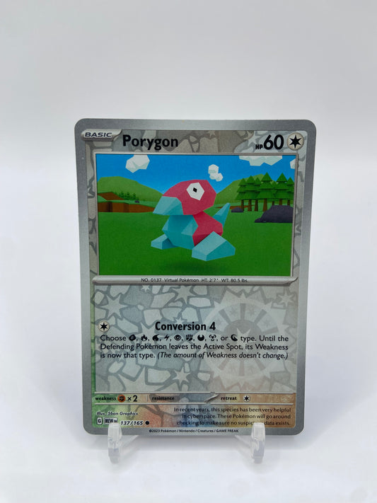 Porygon Reverse Holo 151 137/165