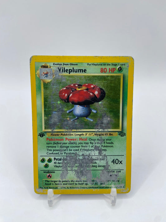 Vileplume Holo 1st Edition Jungle Set 15/64