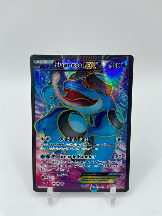Seismitoad Ex Full Art Furious Fists 106/116