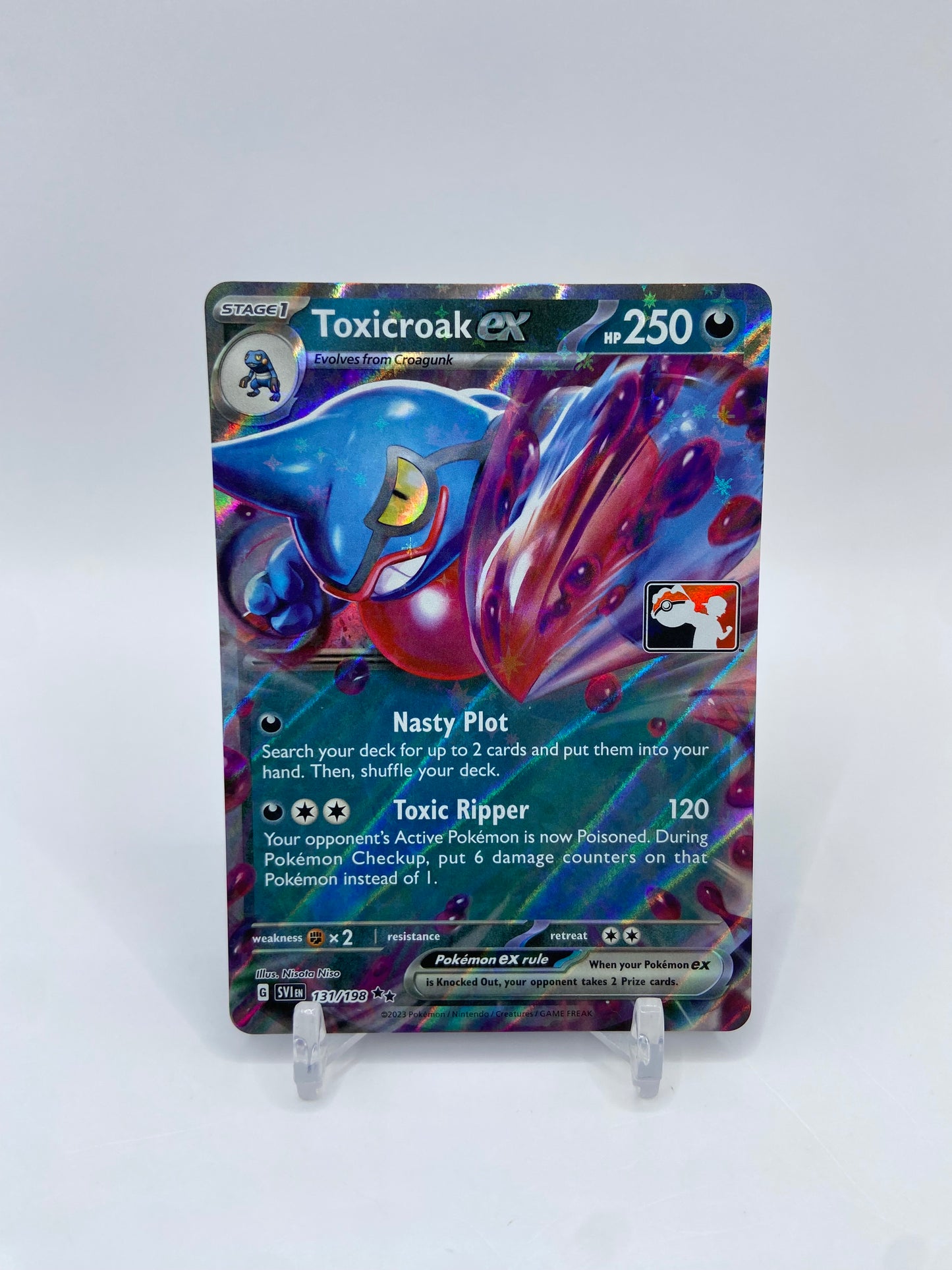 Toxicroak Ex Prize Pack Three 131/198