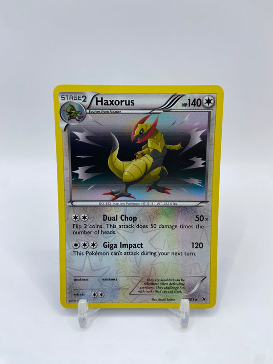 Haxorus Reverse Holo Rare Noble Victories 88/101
