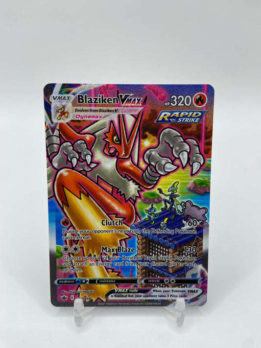 Blaziken Vmax Alt Art Secret Rare Chilling Reign 201/198