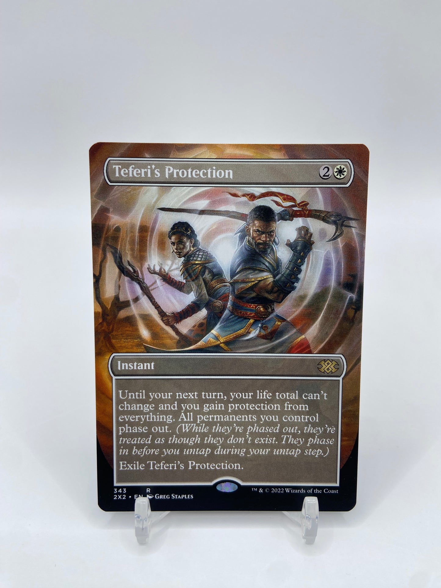 Teferi's Protection (Borderless) Non Foil Rare Double Masters 2022 343