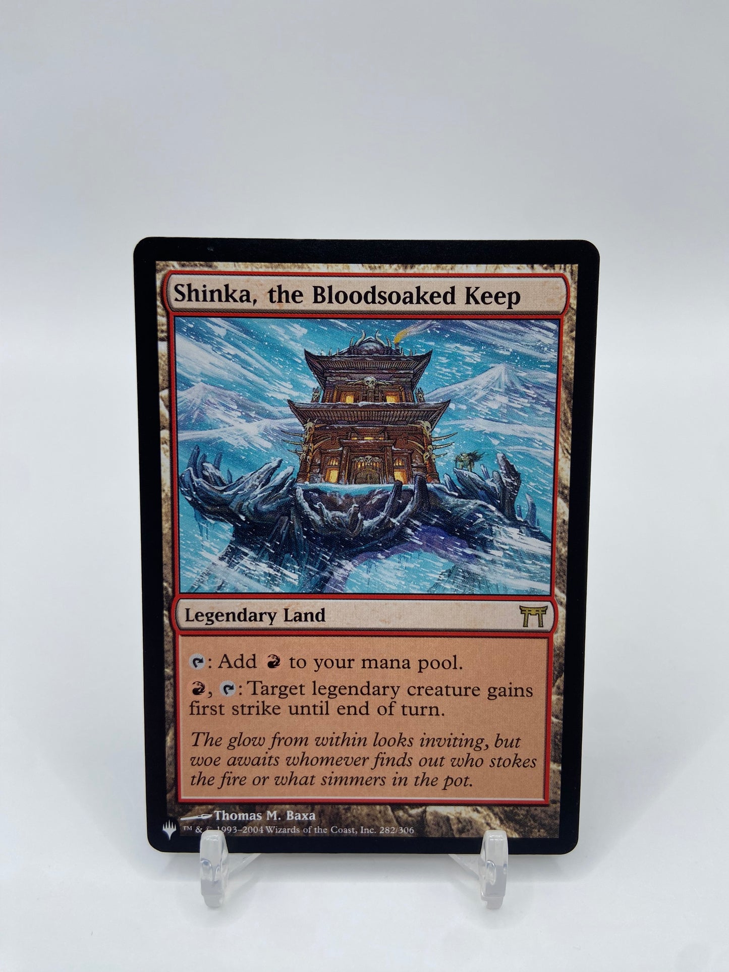 Shinka, the Bloodsoaked Keep Non Foil Rare The List 282