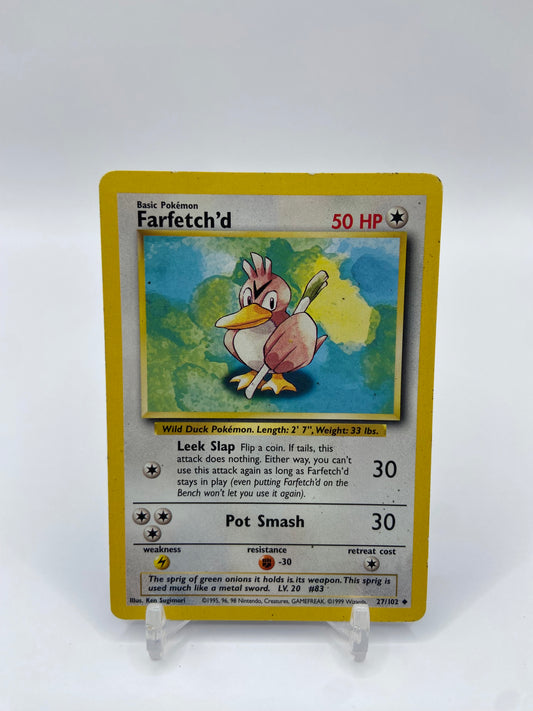 Farfetch'd Base Set 27/102