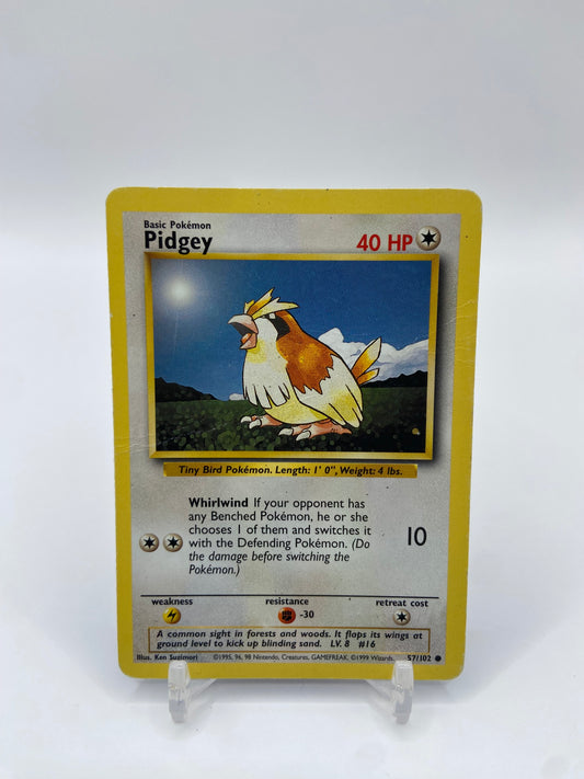 Pidgey Base Set 57/102