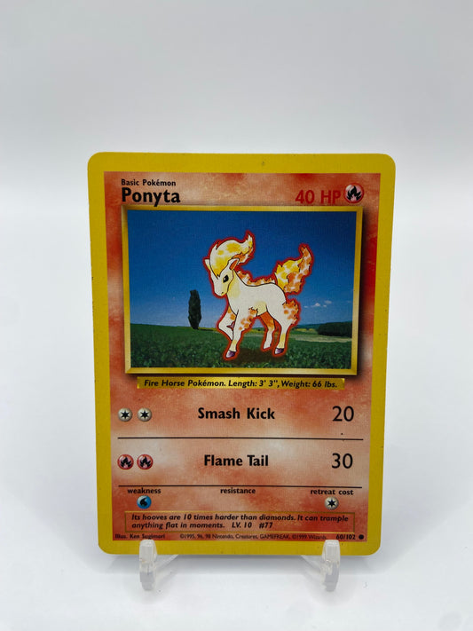 Ponyta Base Set 60/102