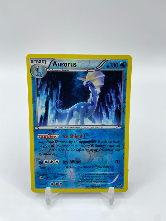 Aurorus Reverse Holo Rare Furious Fists 26/111