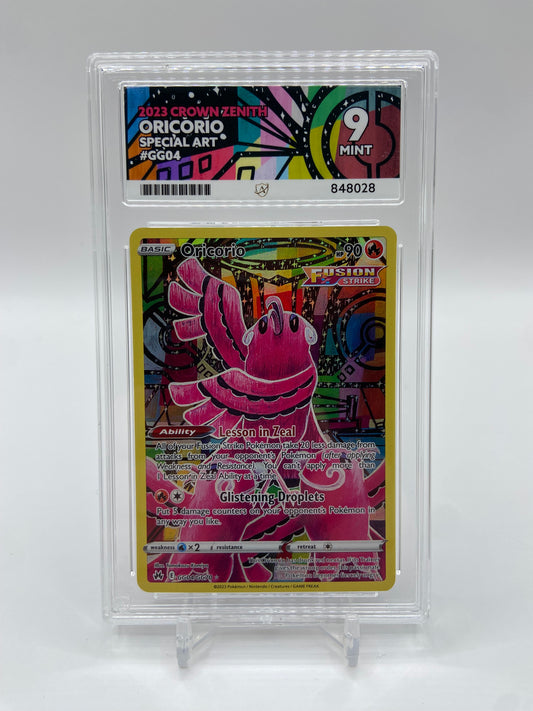 Oricorio Art Rare Crown Zenith GG04 ACE 9