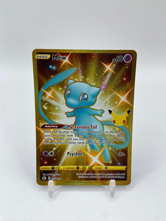 Mew Gold Secret Rare Celebrations 025/025