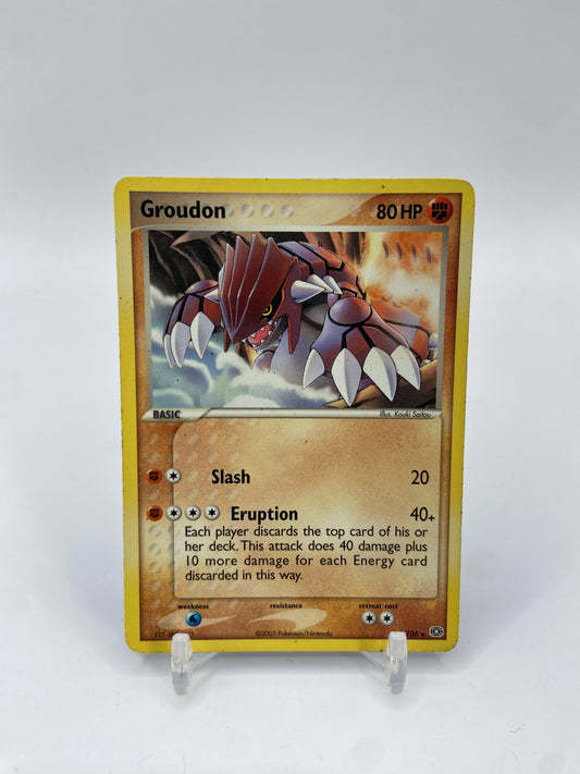 Groudon Rare Non Holo Ex Emerald 14/106