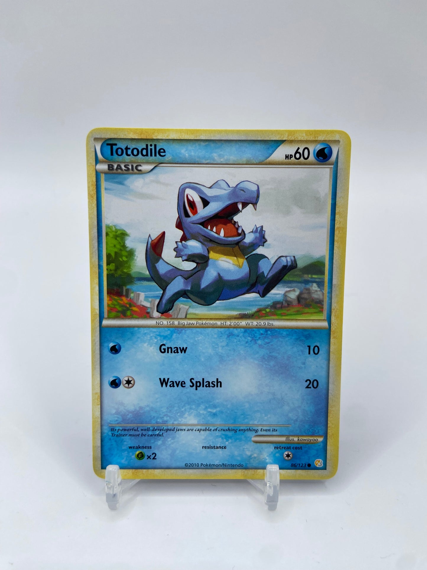 Totodile Heart Gold Soul Silver 86/123