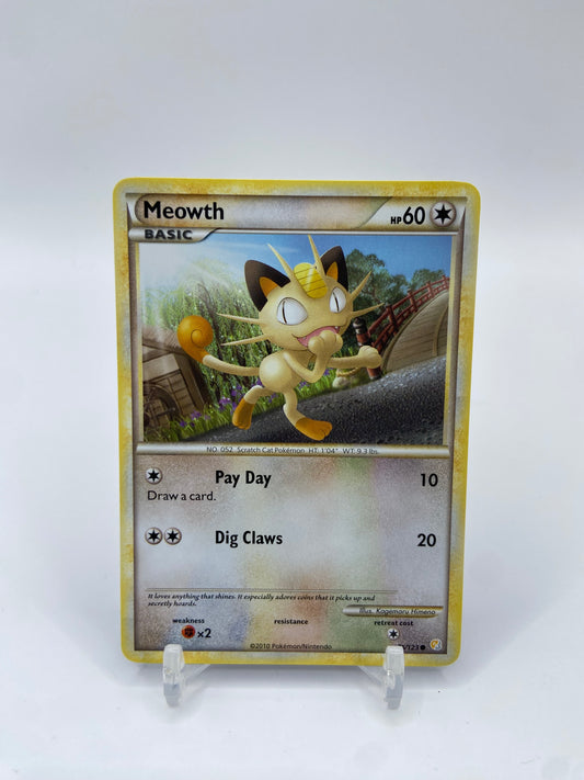 Meowth Heart Gold Soul Silver 79/123