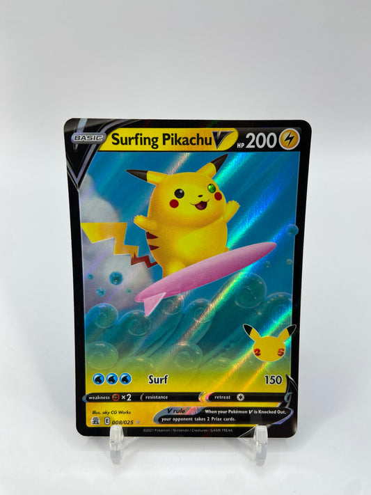 Surfing Pikachu V Celebrations 008/025