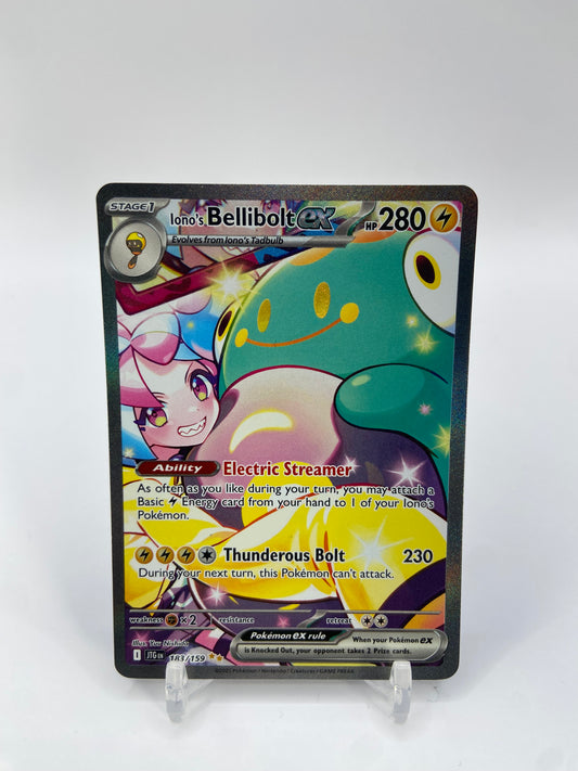 Iono's Bellibolt Ex Alt Art Secret Rare Journey Together 183/159