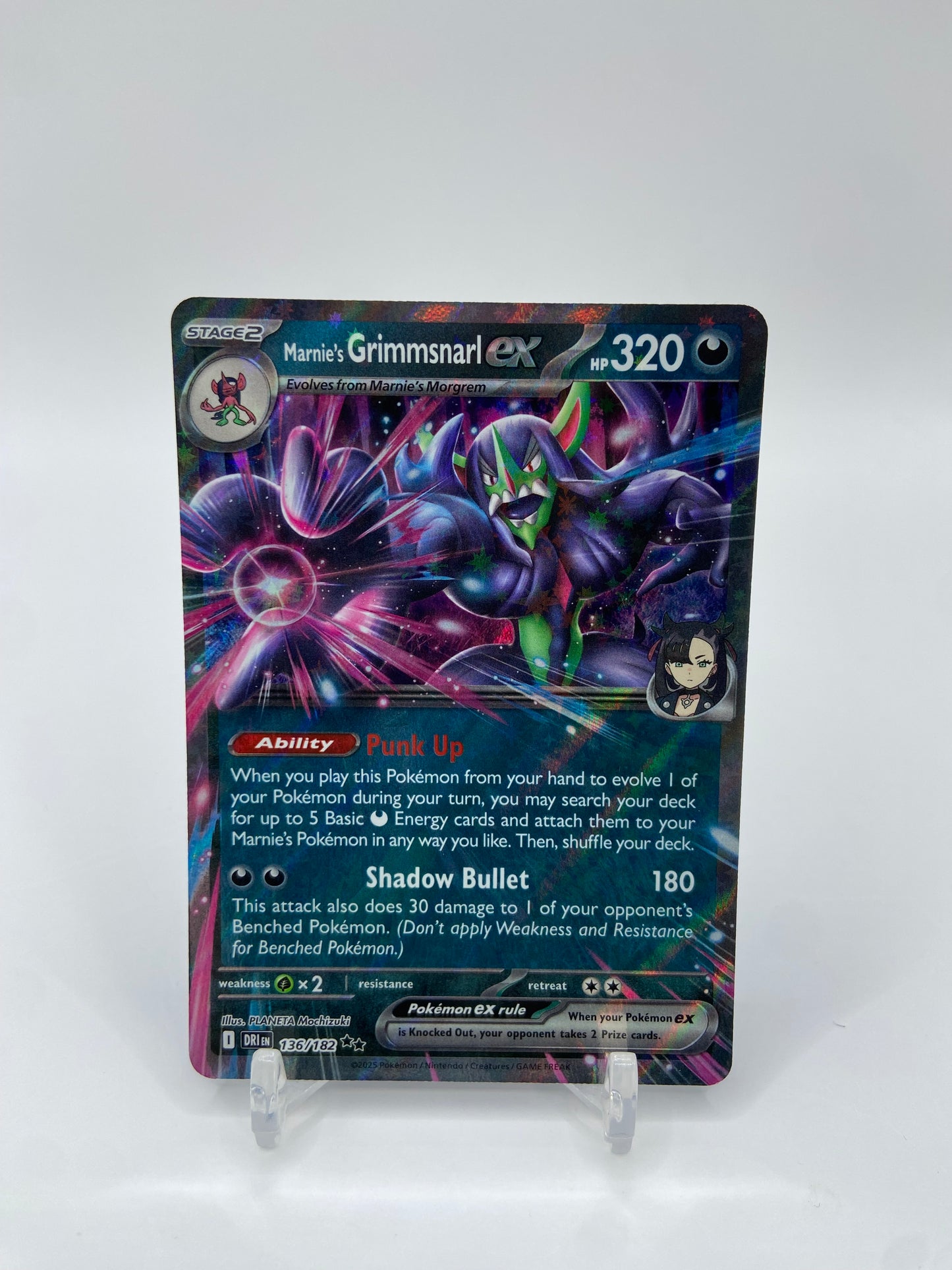 Marnies Grimmsnarl Ex Destined Rivals 136/182