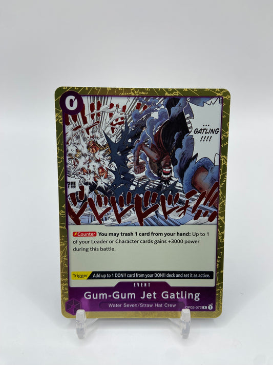 Gum-Gum Jet Gatling R Foil Pillars of Strength OP03-072