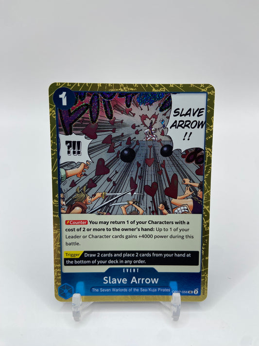 Slave Arrow (Pirate Foil) Premium Booster -The Best- Vol. 2 OP07-056