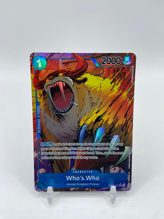 Who's.Who (Alternate Art) Foil R Kingdoms of Intrigue OP04-051
