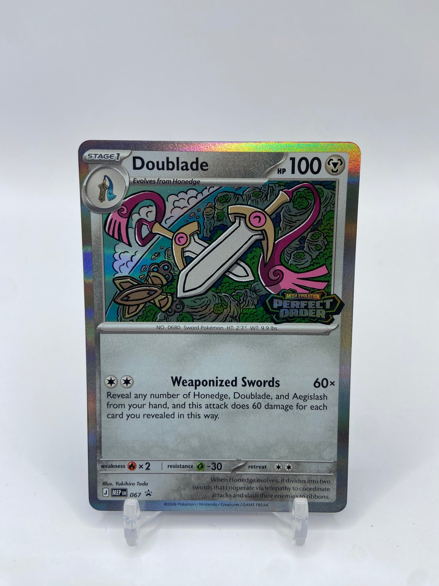 Doublade Stamped Perfect Order Stamped Promo 067