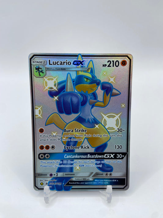 Lucario Gx Full Art Shiny Hidden Fates SV64/SV94