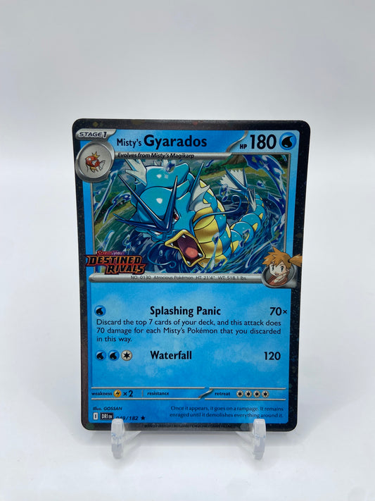 Misty's Gyarados Holo Stamped Destined Rivals Prerelease 048/182