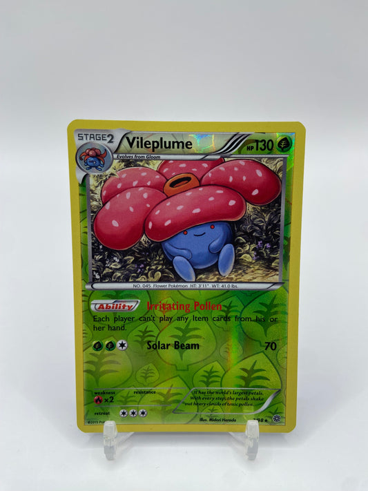 Vileplume Rare Reverse Holo Ancient Origins 3/98