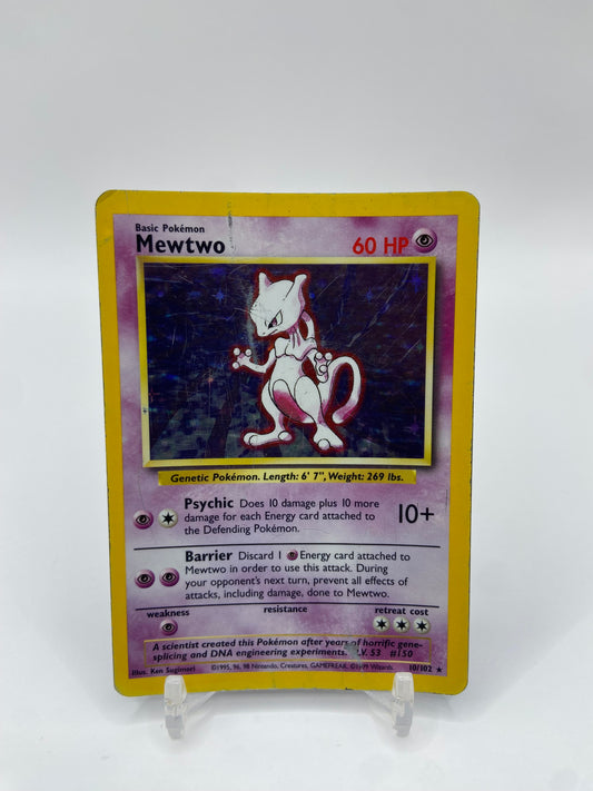 Mewtwo Holo Base Set 10/102