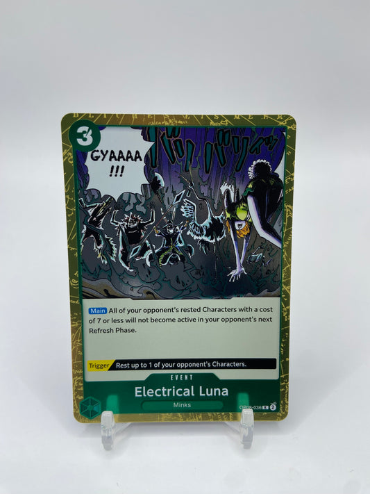 Electrical Luna Foil Rare Two Legends OP08-036