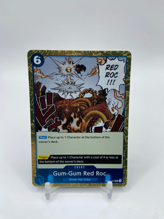 Gum-Gum Red Roc Foil R Kingdoms of Intrigue OP04-056