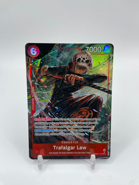 Trafalgar Law (Alternate Art) SR Foil Premium Booster -The Best- Vol. 2 PRB02-002