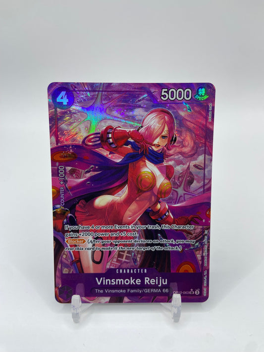 Vinsmoke Reiju (Alternate Art) SR Foil Legacy of the Master OP12-063