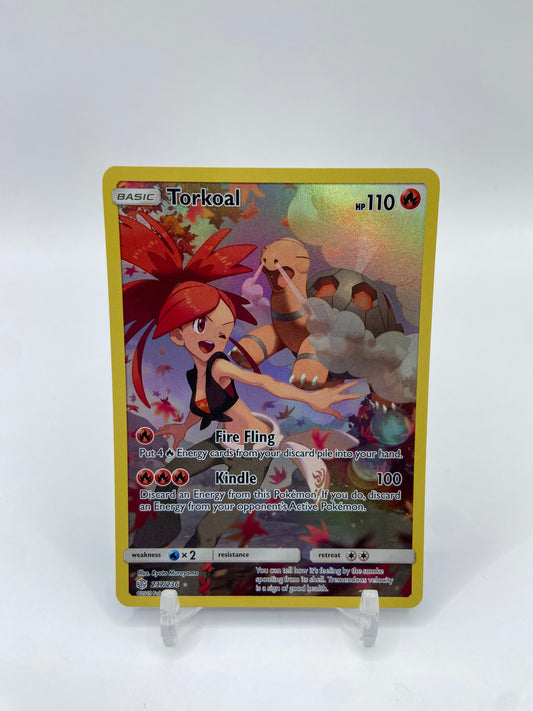 Torkoal Art Rare Secret Rare Cosmic Eclipse 237/236