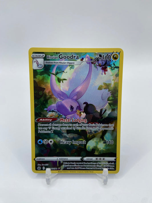 Hisuian Goodra Art Rare Full Art Crown Zenith GG21/GG70