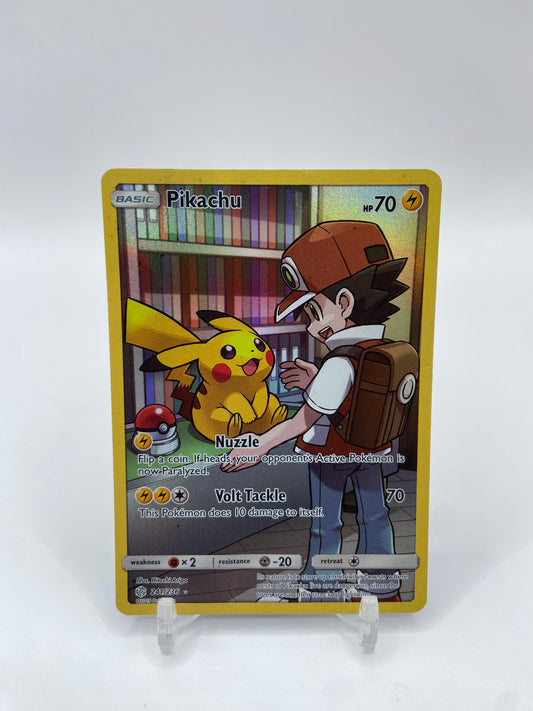 Pikachu Art Rare Secret Rare Cosmic Eclipse 241/236