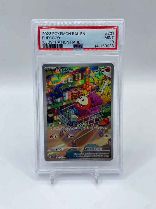 Fuecoco Art Rare Paldea Evolved PSA 9