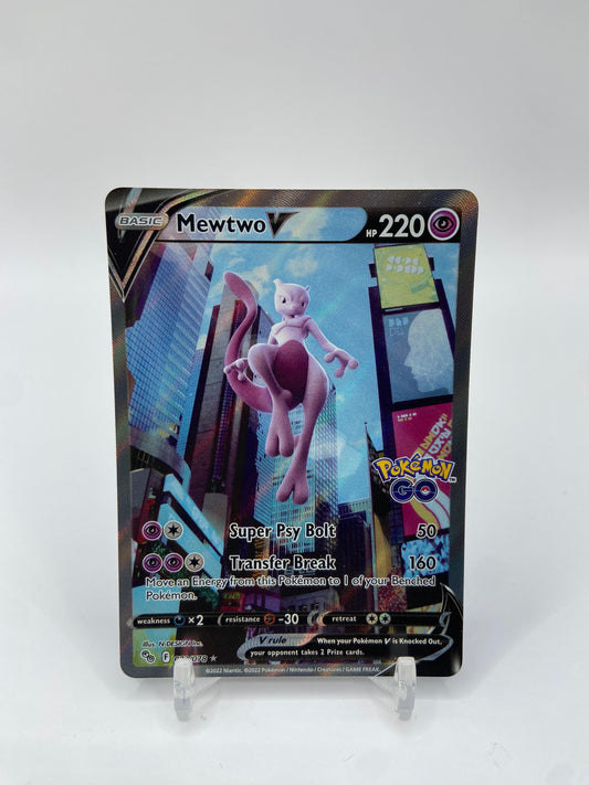 Mewtwo V Alt Art Secret Rare Pokemon Go 072/078