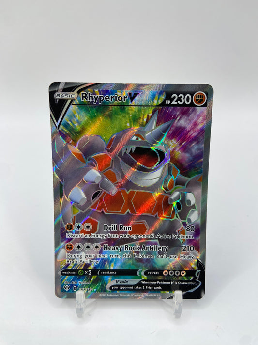 Rhyperior V Full Art Darkness Ablaze 181/189