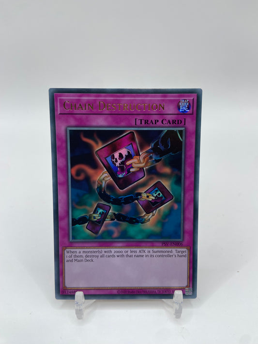 Chain Destruction Ultra Rare Foil Pharaoh's Servant (25th Anniversary Edition) PSV-EN006