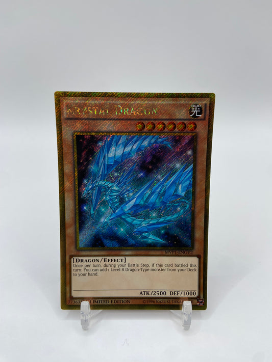 Krystal Dragon Gold Secret Rare The Dark Side of Dimensions Movie Pack: Gold Edition MVP1-ENGV2