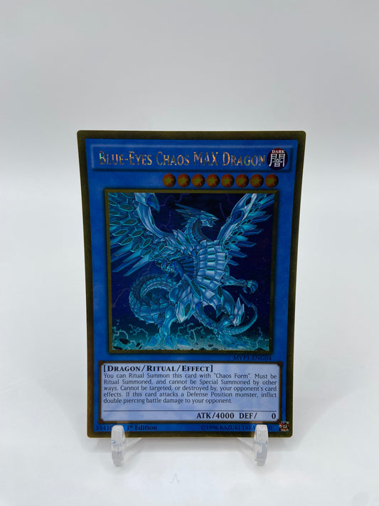 Blue-Eyes Chaos MAX Dragon Gold Rare 1st Edition  The Dark Side of Dimensions Movie Pack: Gold Edition MVP1-ENG04