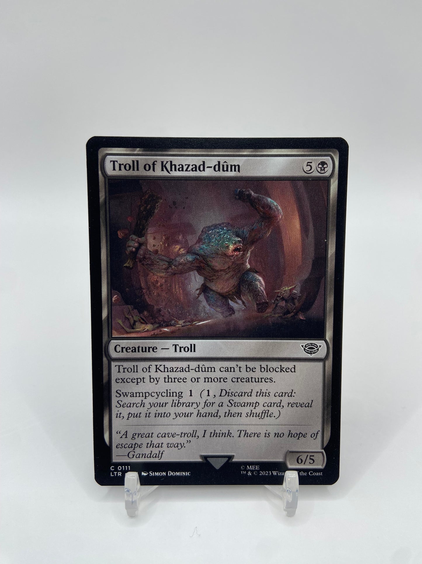 Troll of Khazad-dum Common Universes Beyond: The Lord of the Rings: Tales of Middle-earth 111