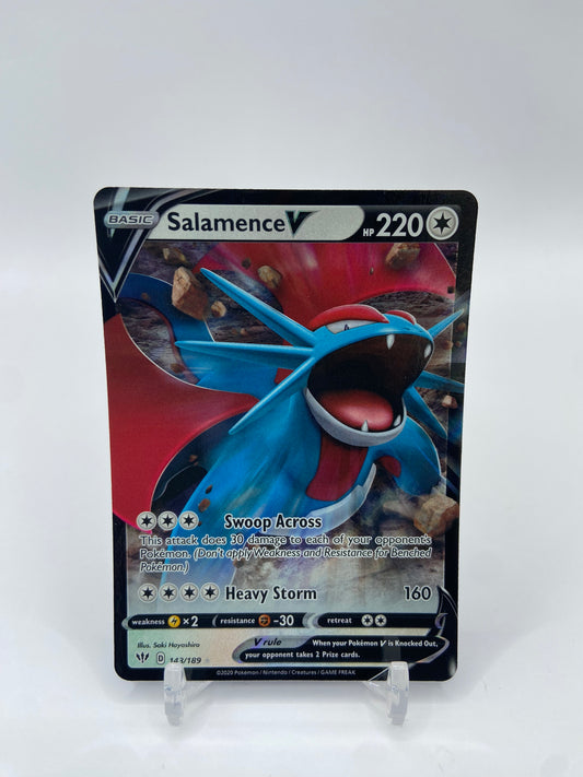 Salamence V Darkness Ablaze 143/189