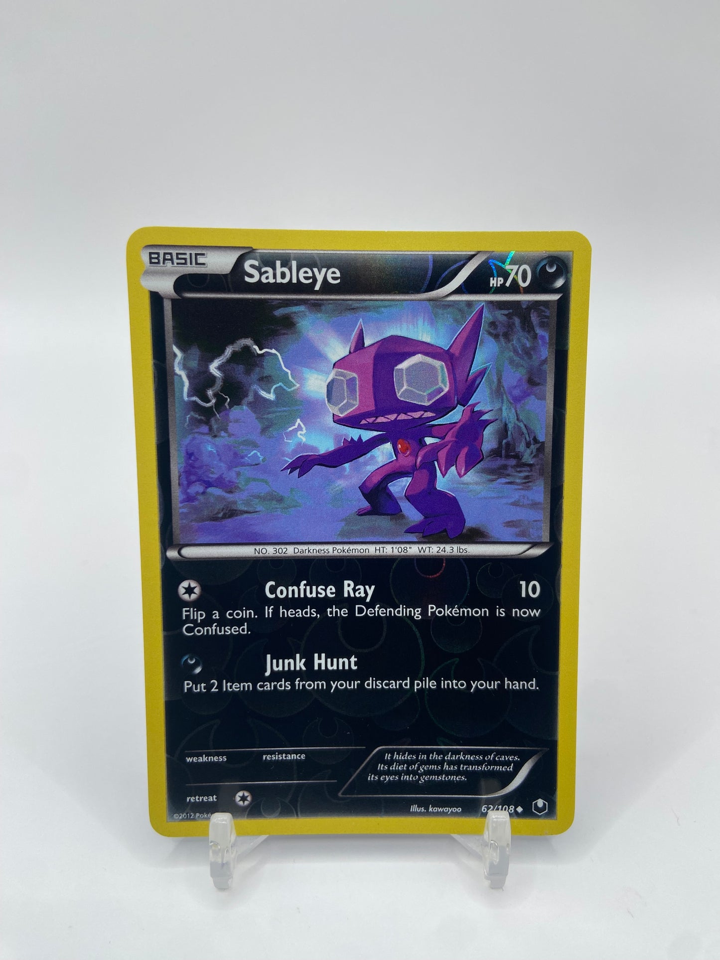 Sableye Reverse Holo Dark Explorers 62/108