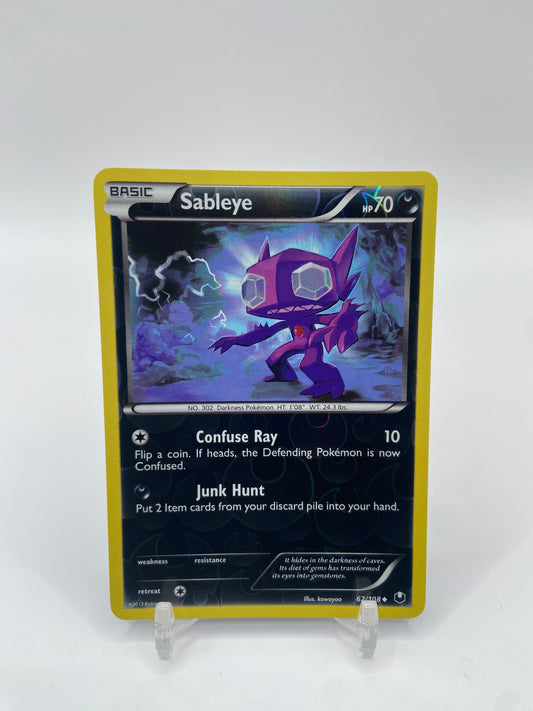 Sableye Reverse Holo Dark Explorers 62/108