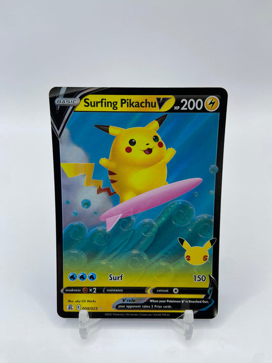Surfing Pikachu V Celebrations 008/025